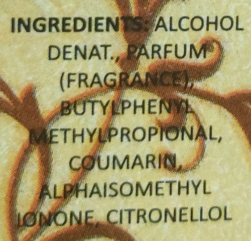 Official image of Perfume ; Mavi profumi ; Boum published by OECD 2