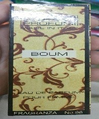 Official image of Perfume ; Mavi profumi ; Boum published by OECD 3