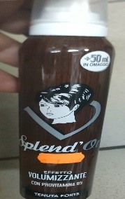 Official image of Hair mousse ; Splend'or ; Splend'or published by OECD 3