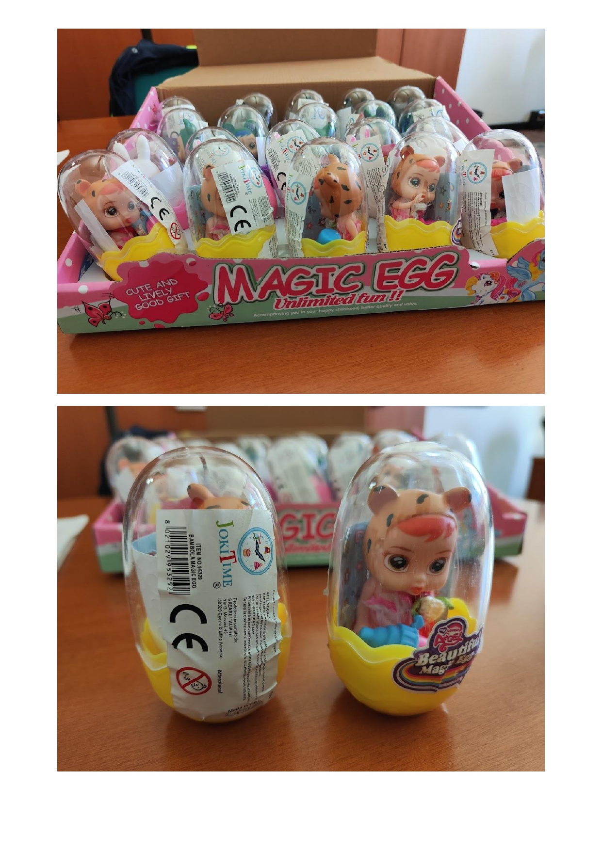 Official image of Plastic doll ; JokiTime ; BEAUTIFUL MAGIC EGG published by OECD 2