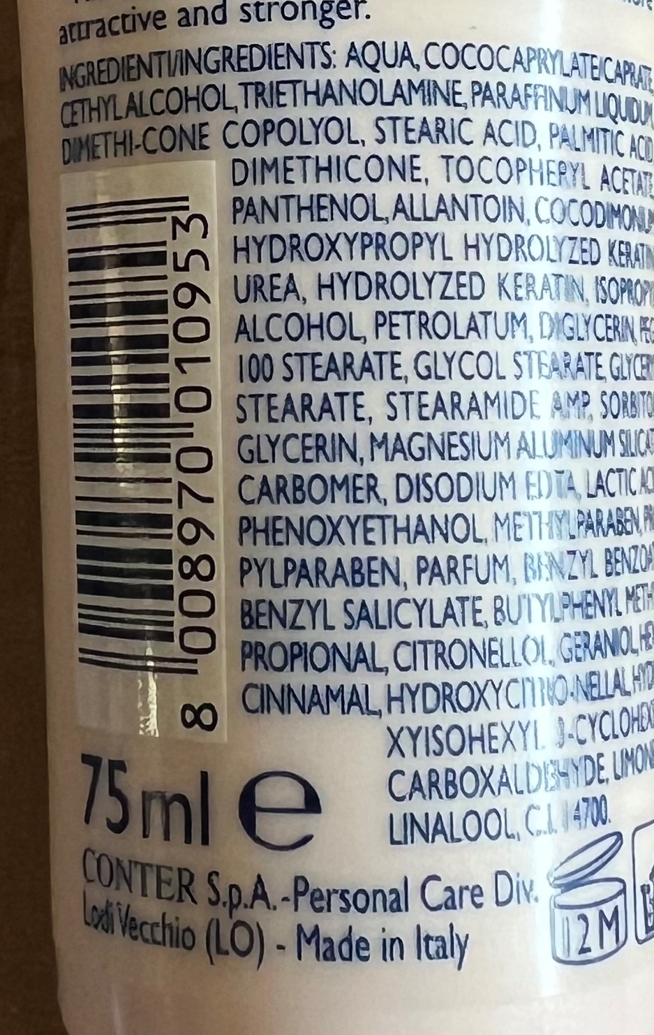 Official image of Hand and nail cream ; Leocrema ; Mani e Unghie published by OECD 3