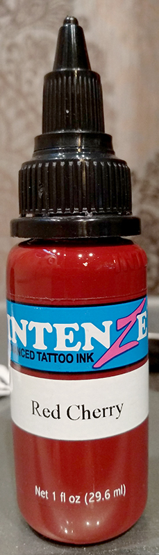 Official image of Tattoo ink ; INTENZE ; RED CHERRY published by OECD 3
