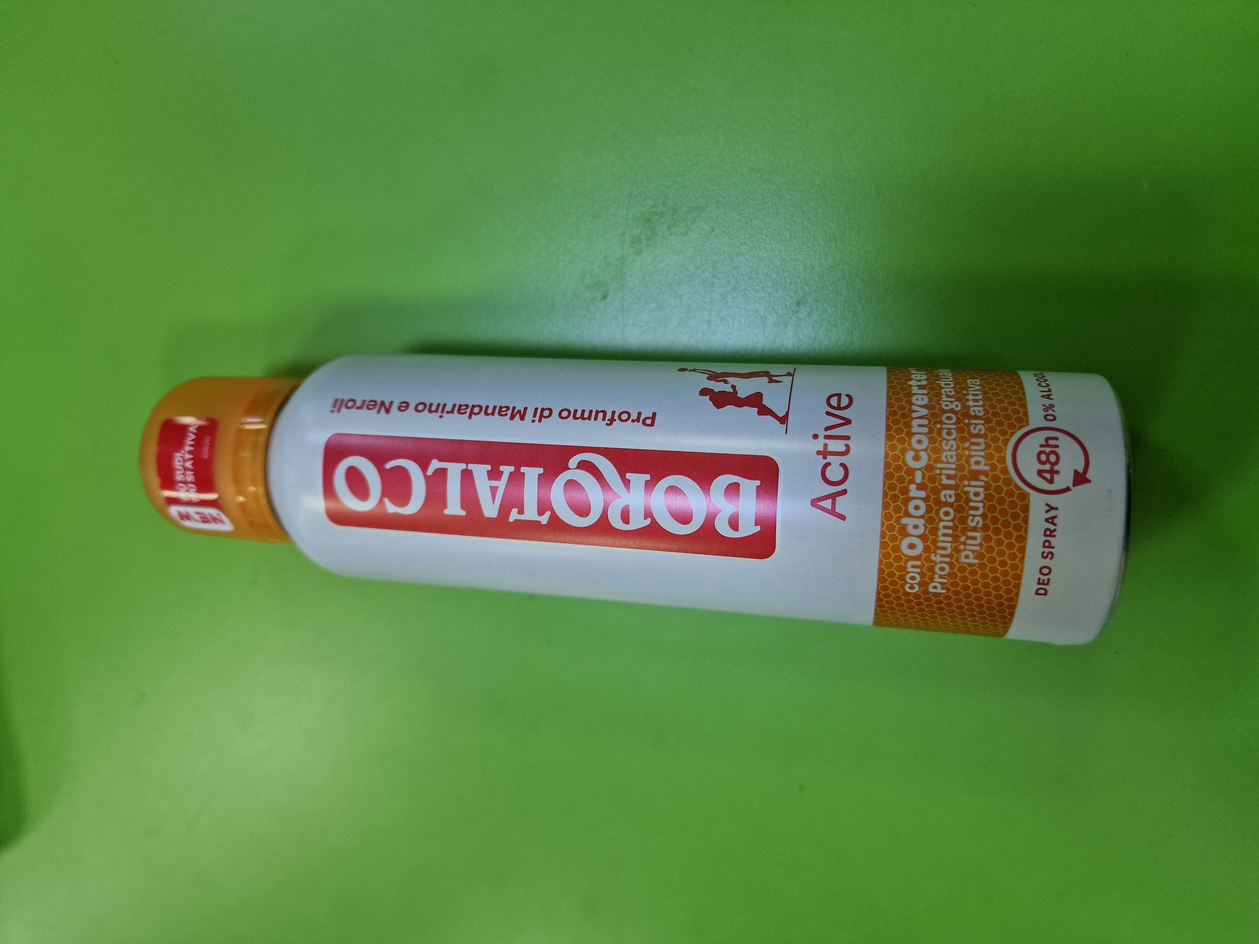 Official image of Spray deodorant ; BOROTALCO ; Profumo di Mandarino e Neroli published by OECD