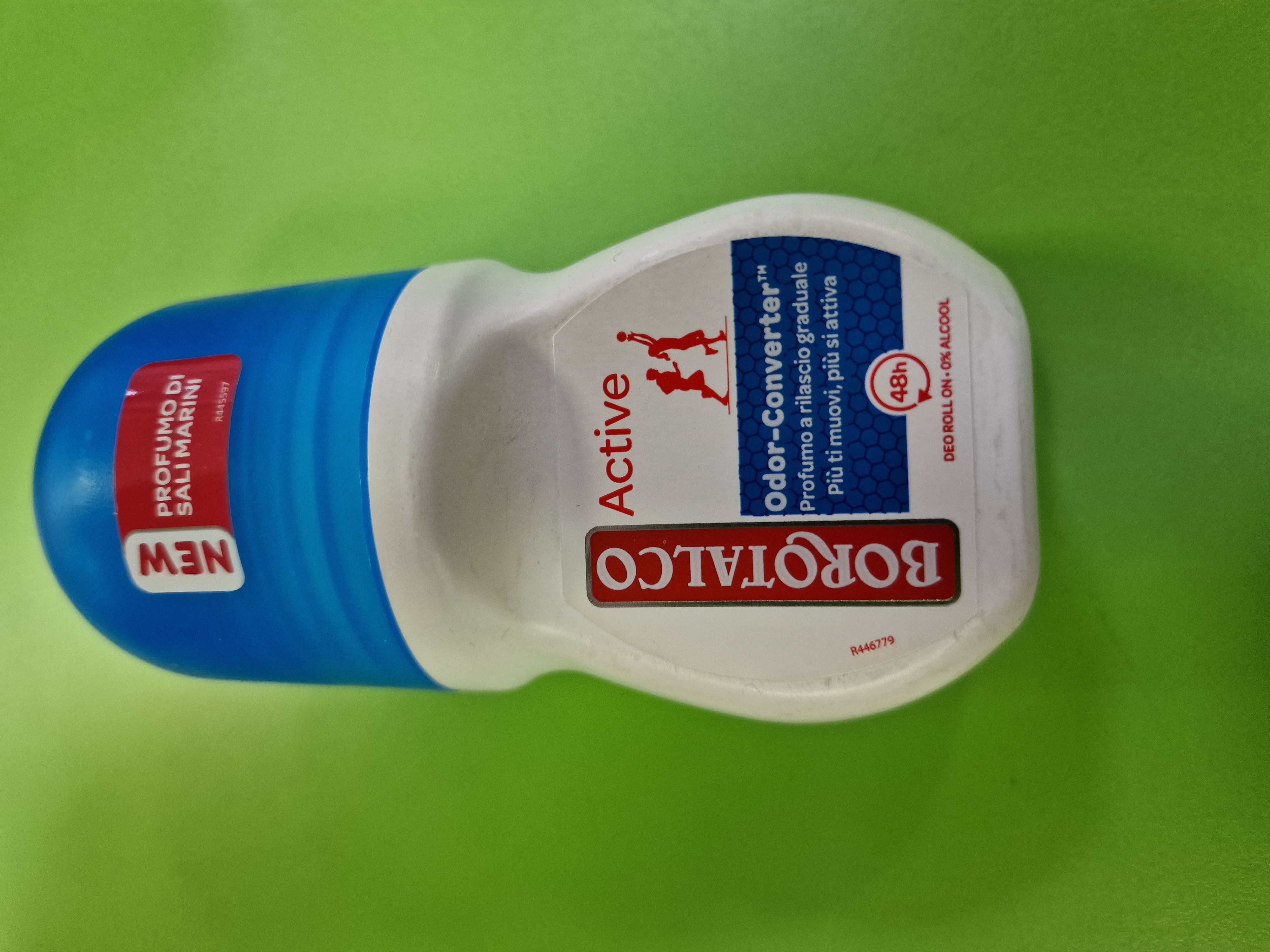 Official image of Roll-on deodorant ; BOROTALCO ; Borotalco Active - Odor -Converter published by OECD