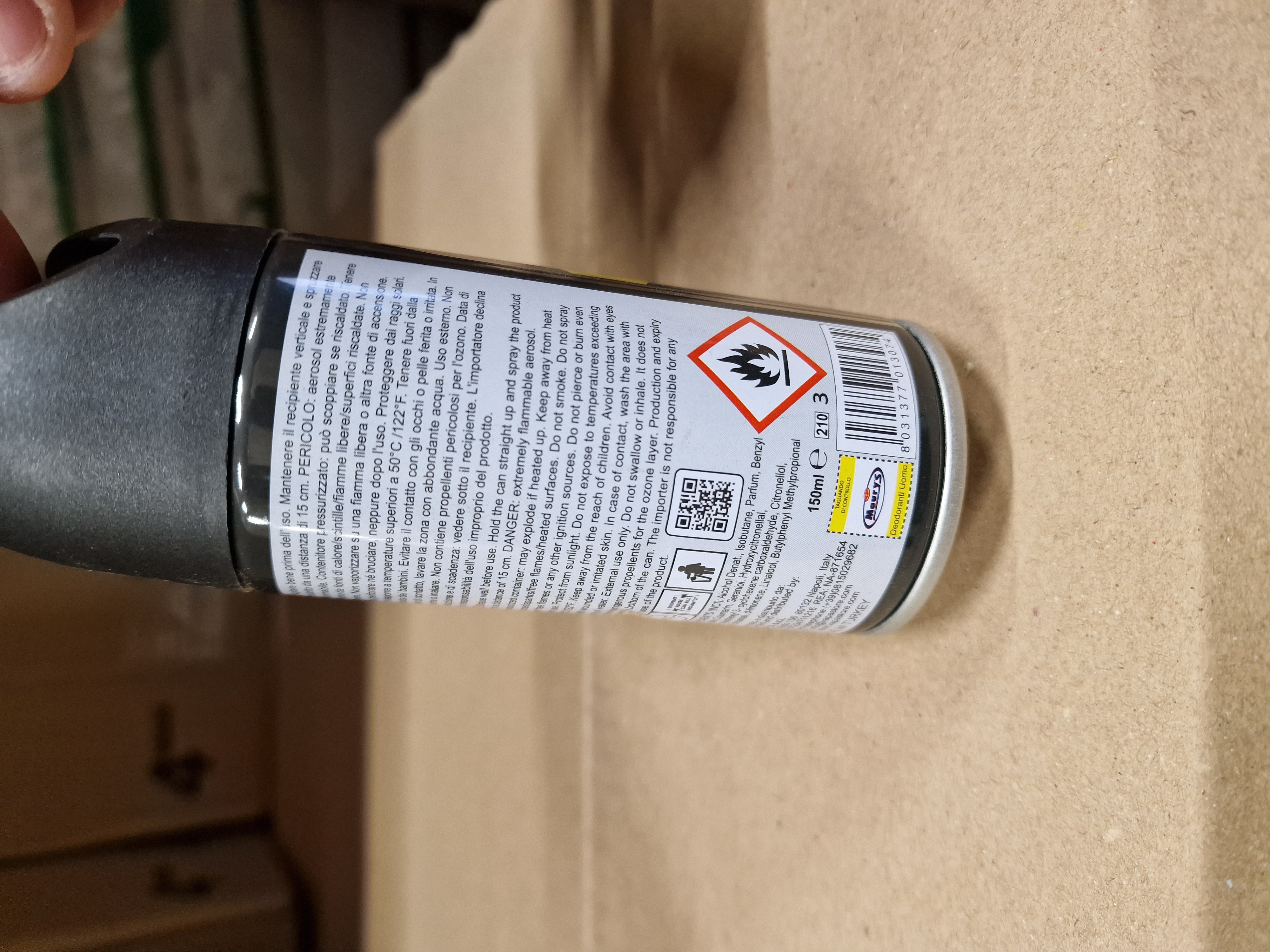 Official image of Deodorant ; Maurys ; Deodorante HYDRA VIVA NEW YORK published by OECD 2