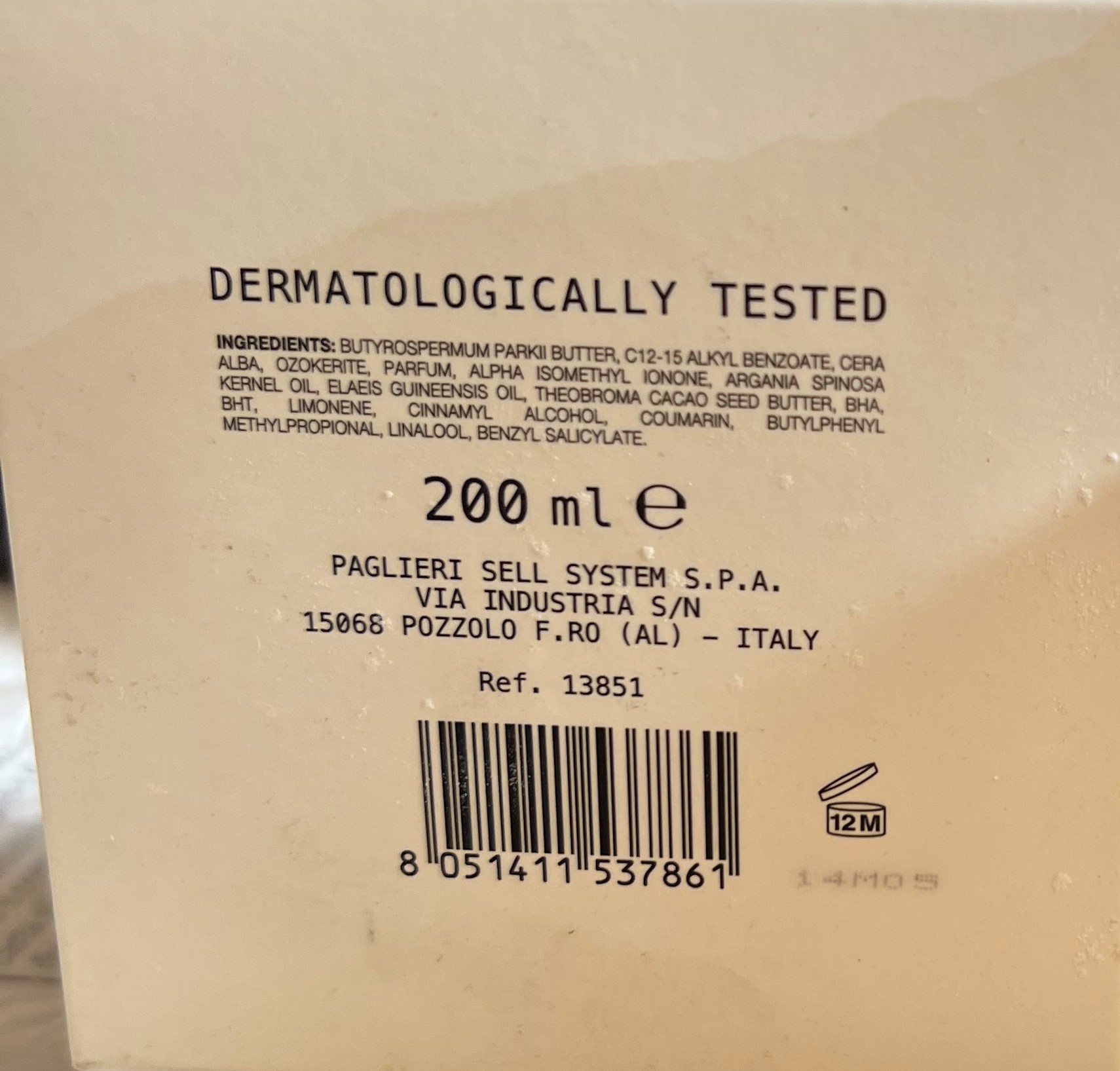 Official image of Body cream ; Parah ; Love Secrets published by OECD 4