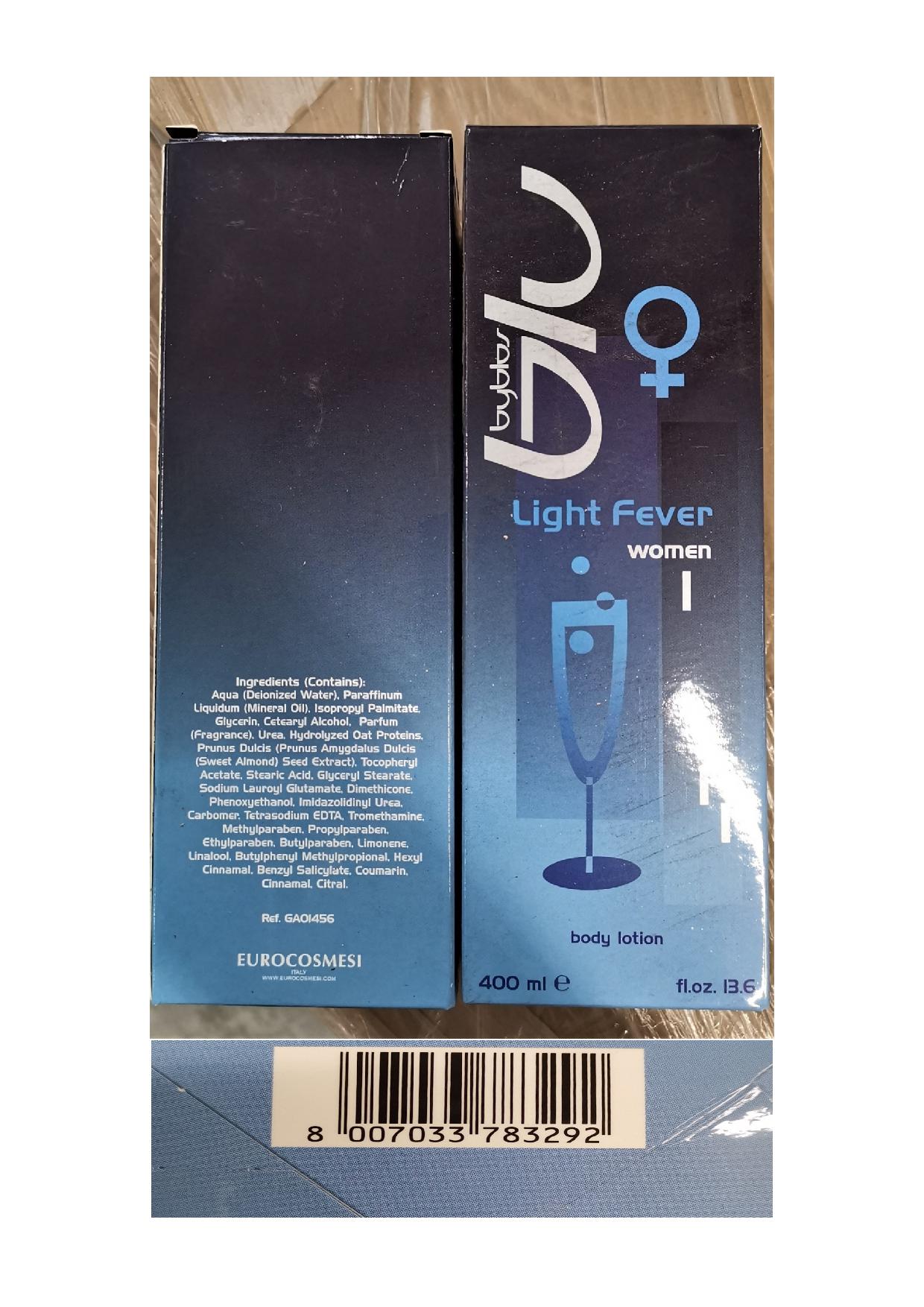 Official image of Body lotion ; Biblos ; Biblos Blu - Light Fever published by OECD