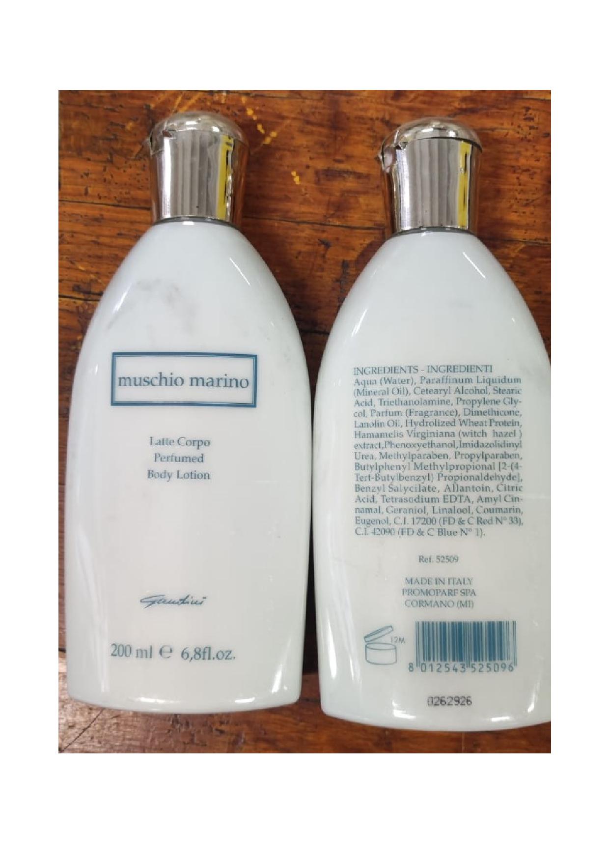 Official image of Body lotion ; Gandini ; Muschio Marino published by OECD