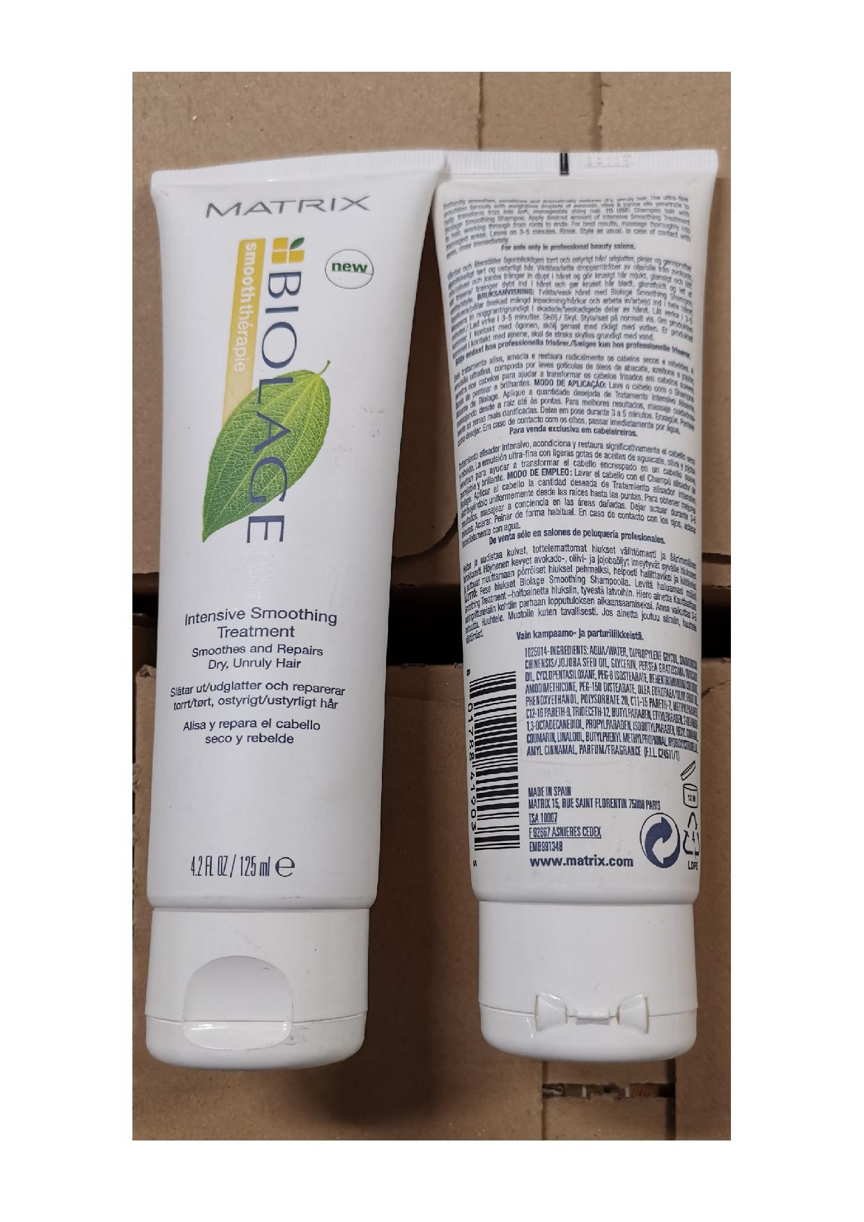 Official image of Hair cream ; Matrix ; Matrix Biolage Smooth-therapie published by OECD