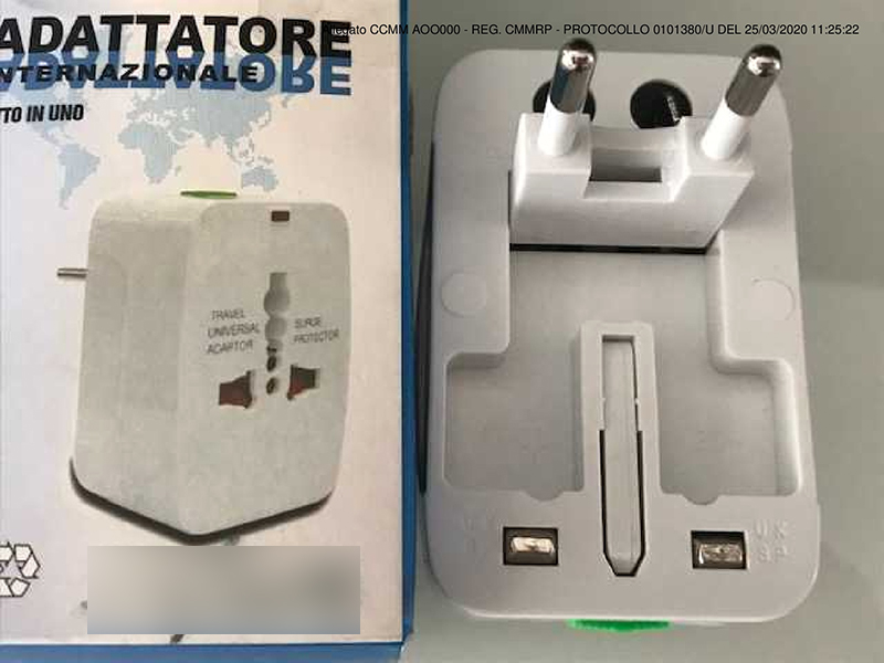 Official image of adaptor ; sunlux ; Adattatore Internazionale Tutto in Uno published by OECD 3