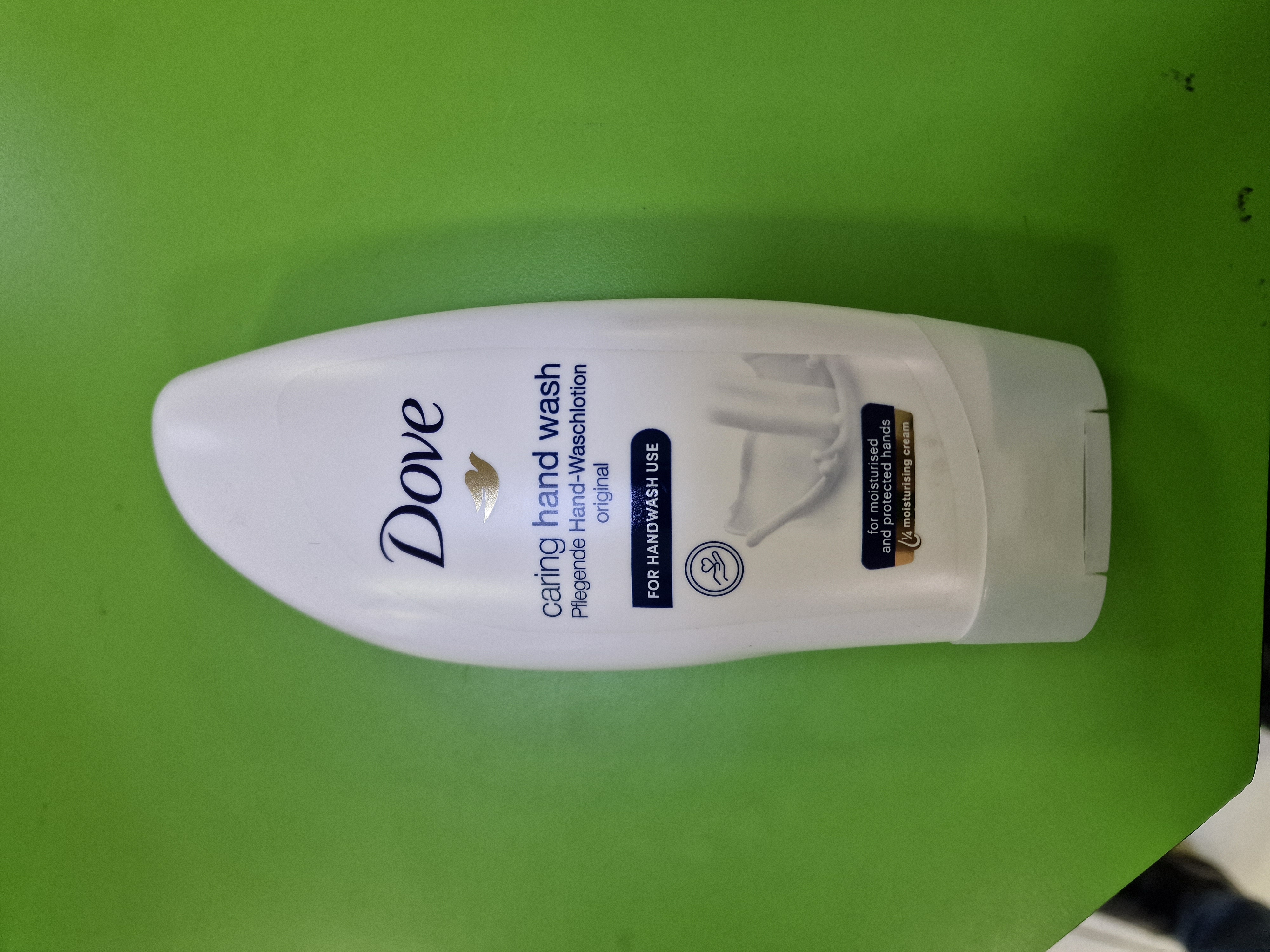Official image of Liquid hand soap ; Dove ; Caring Hand wash published by OECD 2