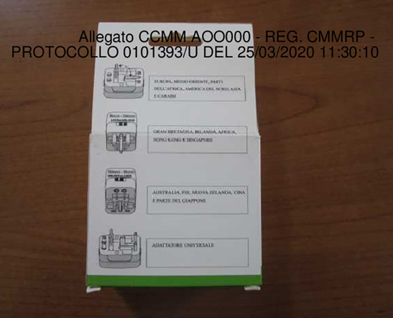 Official image of Universal adaptor ; Unknown ; Tutto in 1 Adattatore Universale published by OECD 2