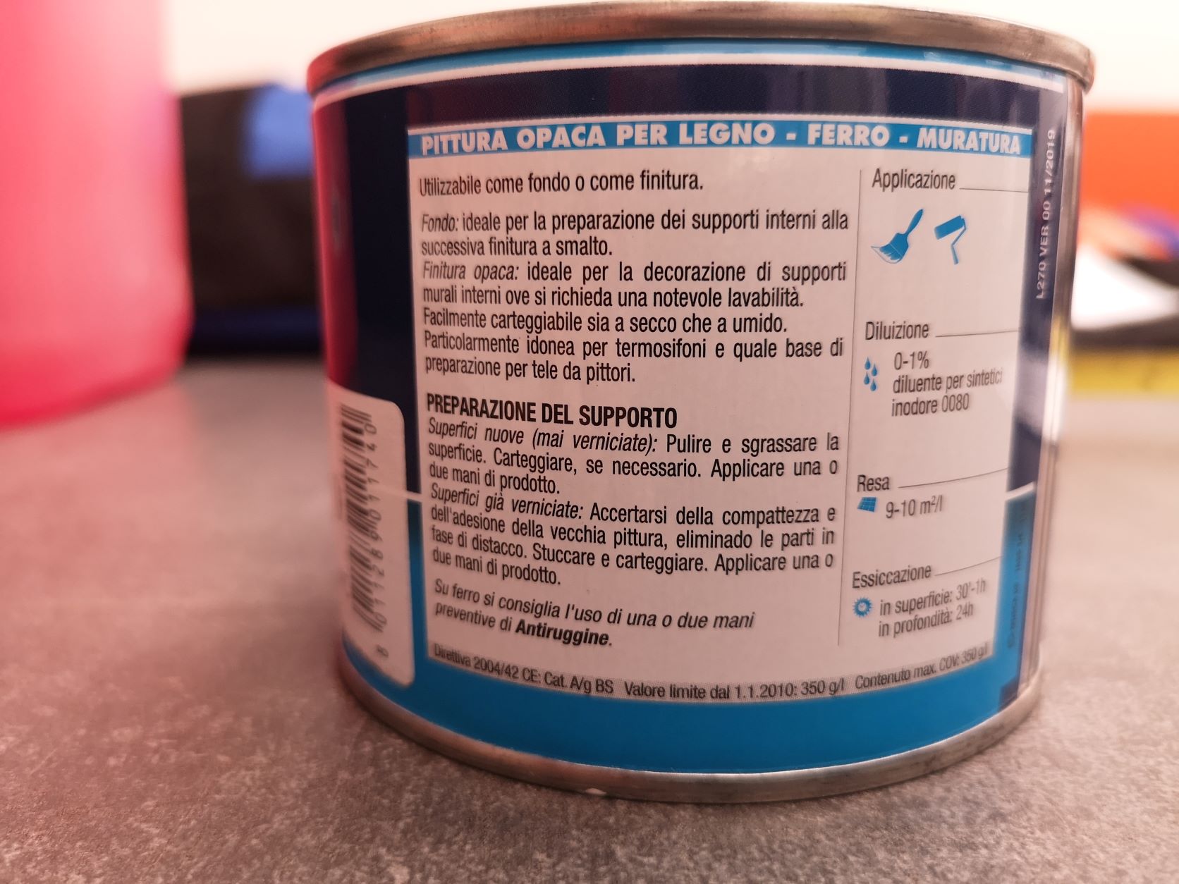 Official image of Paint ; Tassani ; Cementite published by OECD 3
