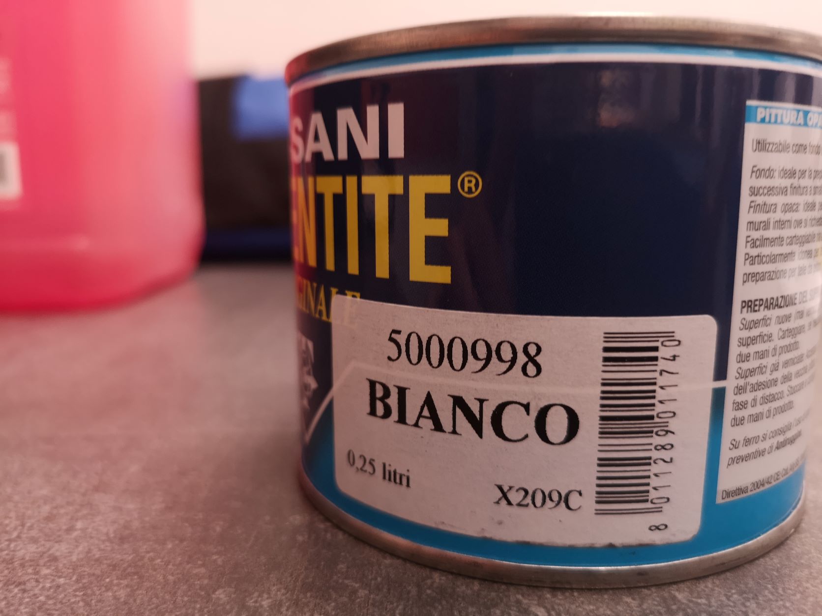 Official image of Paint ; Tassani ; Cementite published by OECD 2