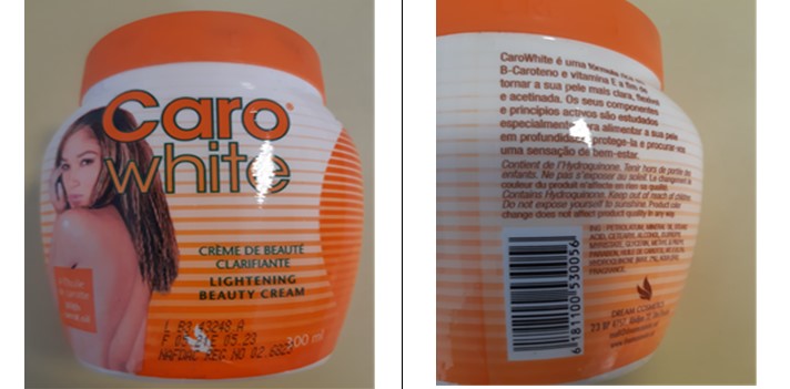 Official image of Skin-lightening cream ; Dream Cosmetics ; Caro White published by OECD 4