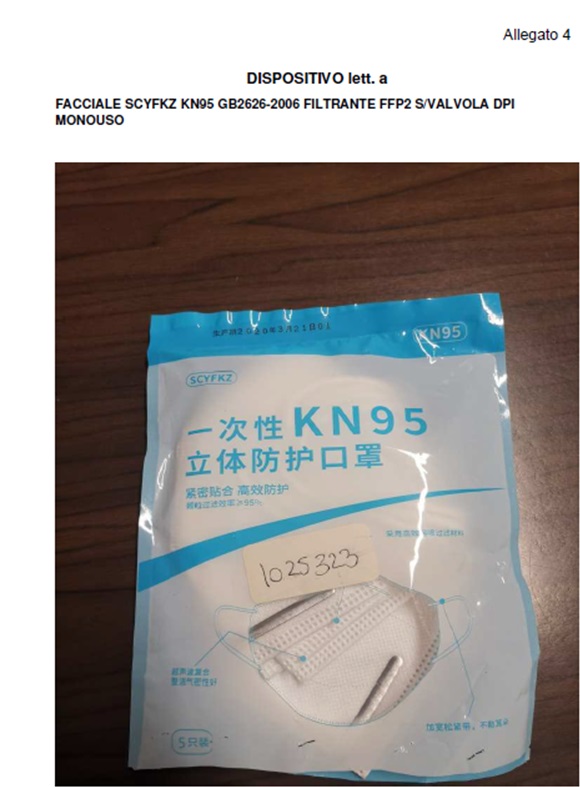 Official image of Particle filter mask ; SCYFKZ ; published by OECD