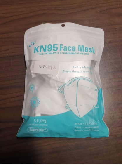 Official image of Particle filter mask ; JY-JUNYUE ; KN 95 FACE MASK published by OECD