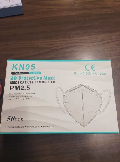 Official image of Particle filter mask ; WENZHOU HUASAI ; 3D PROTECTIVE MASK published by OECD