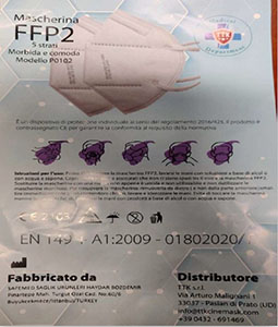 Official image of Particle filter mask ; Safemed Saglik Urunleri Haydar Bozdemir ; Mascherina FFP2 5 strati published by OECD