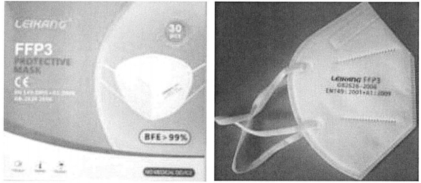 Official image of Particle filter mask ; LEIKANG ; LEIKANG published by OECD 2