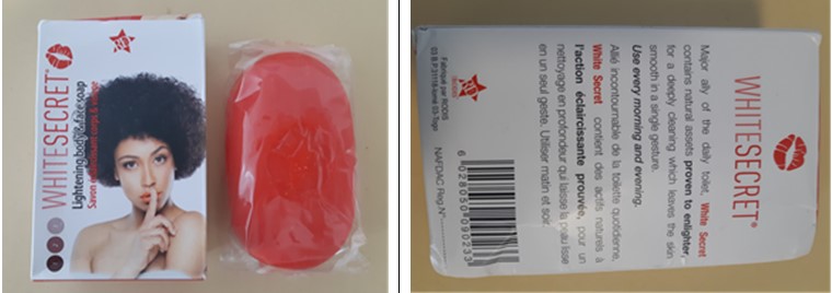 Official image of Skin cream ; Rodis ; White Secret published by OECD