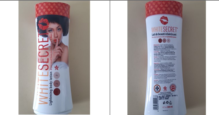 Official image of Skin cream ; Rodis ; White Secret published by OECD 2