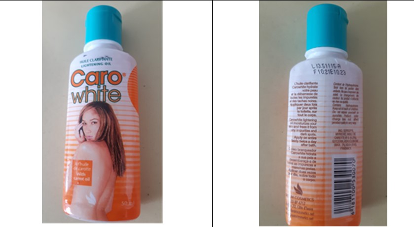 Official image of Skin cream/soap ; Dream Cosmetics ; Caro White published by OECD 4
