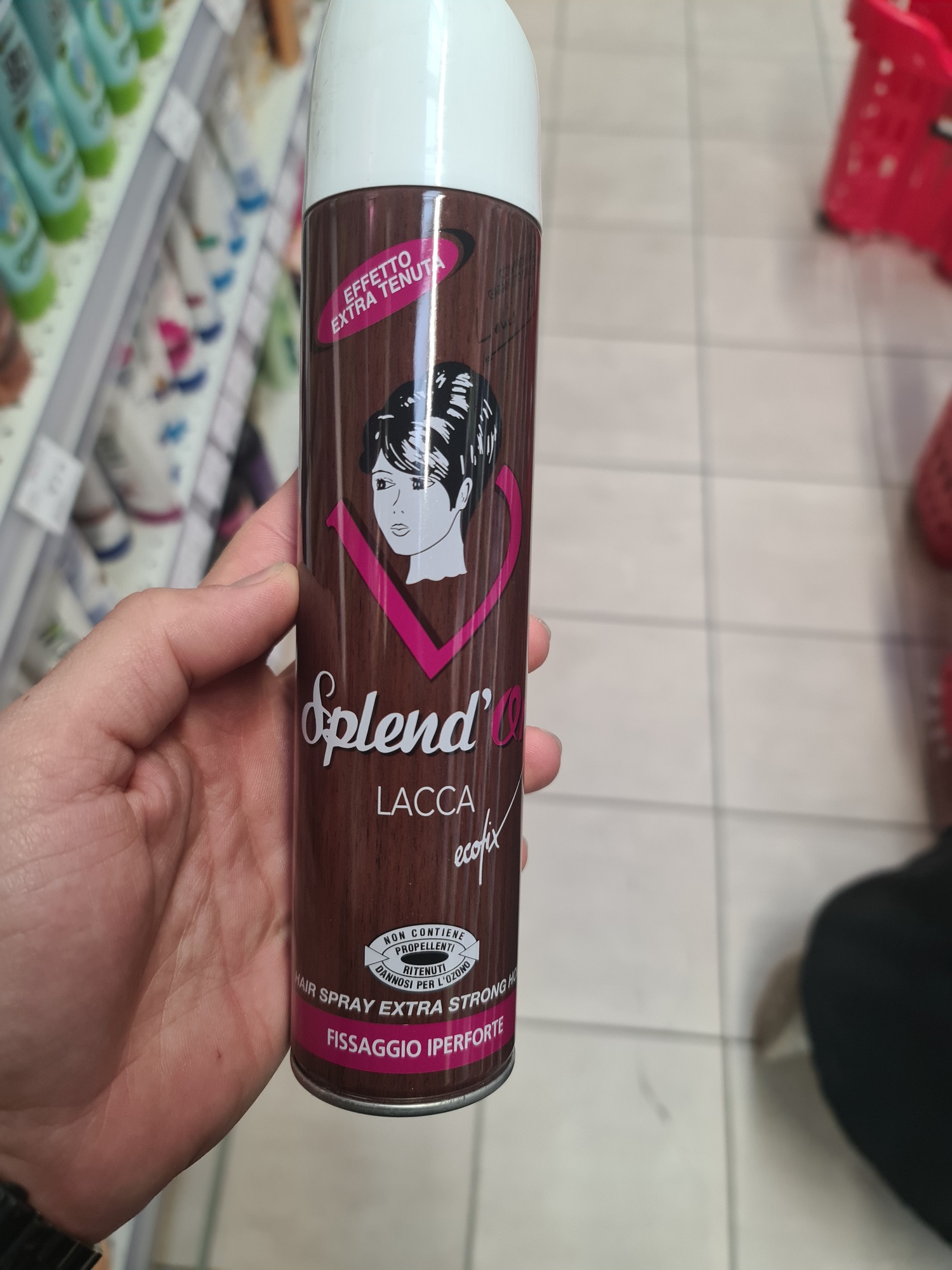 Official image of Hairspray ; Splend'or ; Lacca ecofix published by OECD