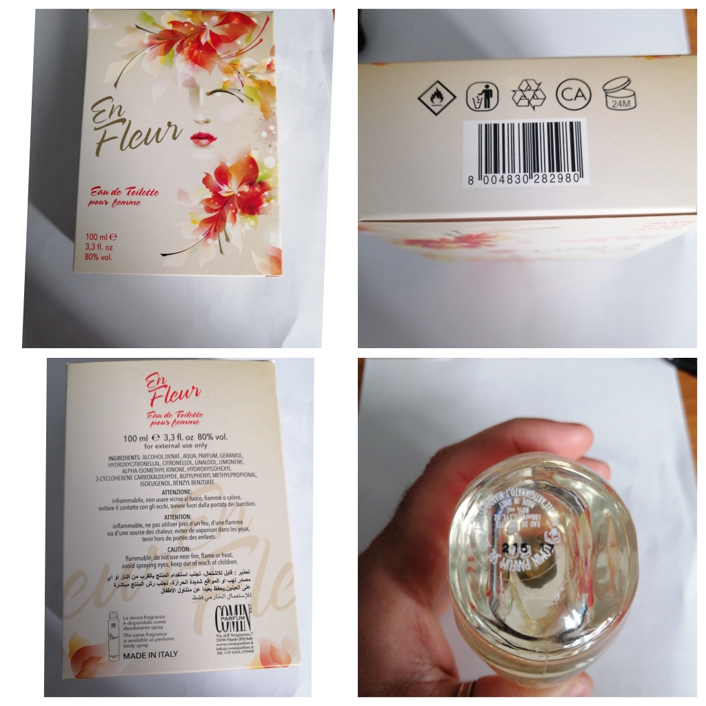 Official image of Eau de toilette ; Comin parfum ; EN FLEUR published by OECD