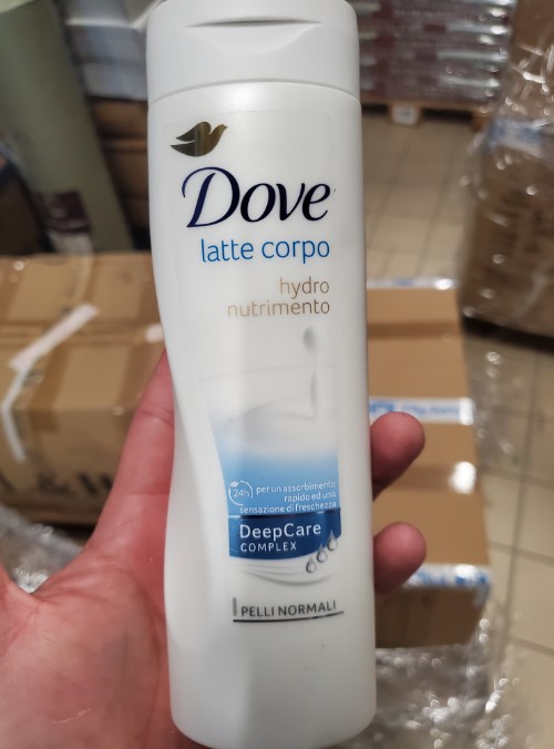 Official image of Body milk ; Dove ; DeepCare complex published by OECD