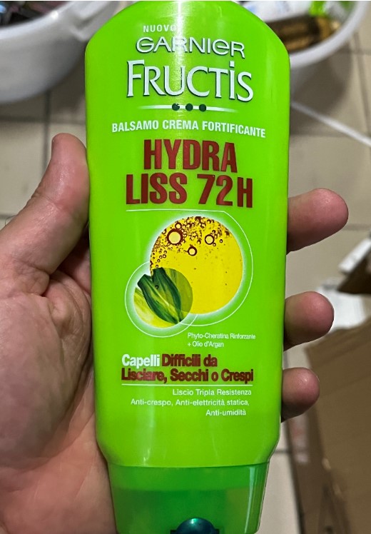 Official image of Conditioner ; Garnier ; FRUCTIS BALSAMO CREMA FORTIFICANTE HYDRA-LISS 72H published by OECD
