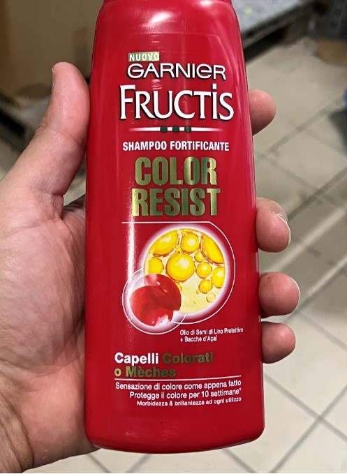 Official image of Shampoo ; Garnier ; FRUCTIS SHAMPOO FORTIFICANTE COLOR RESIST published by OECD