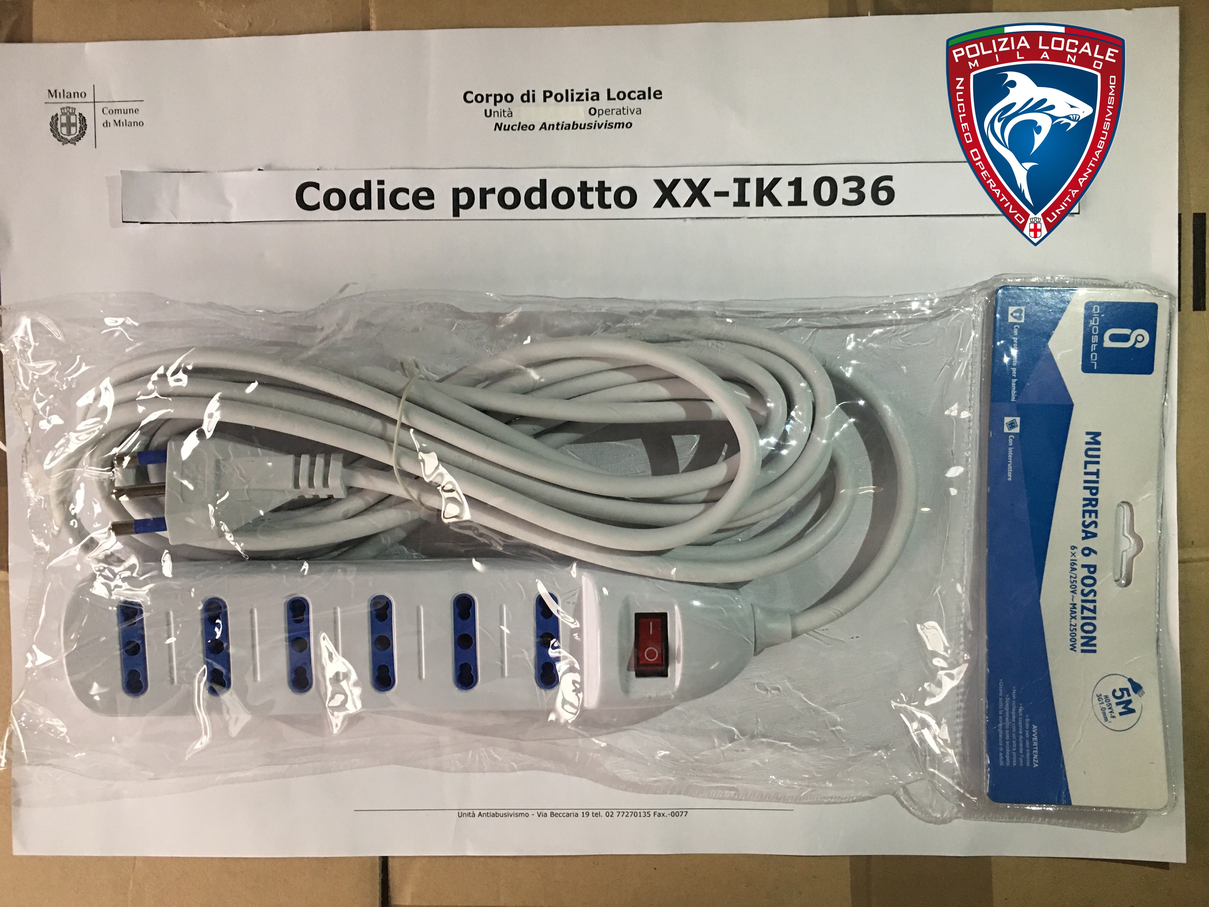 Official image of Extension lead ; AIGOSTAR ; MULTIPRESA 6 POSIZIONI published by OECD