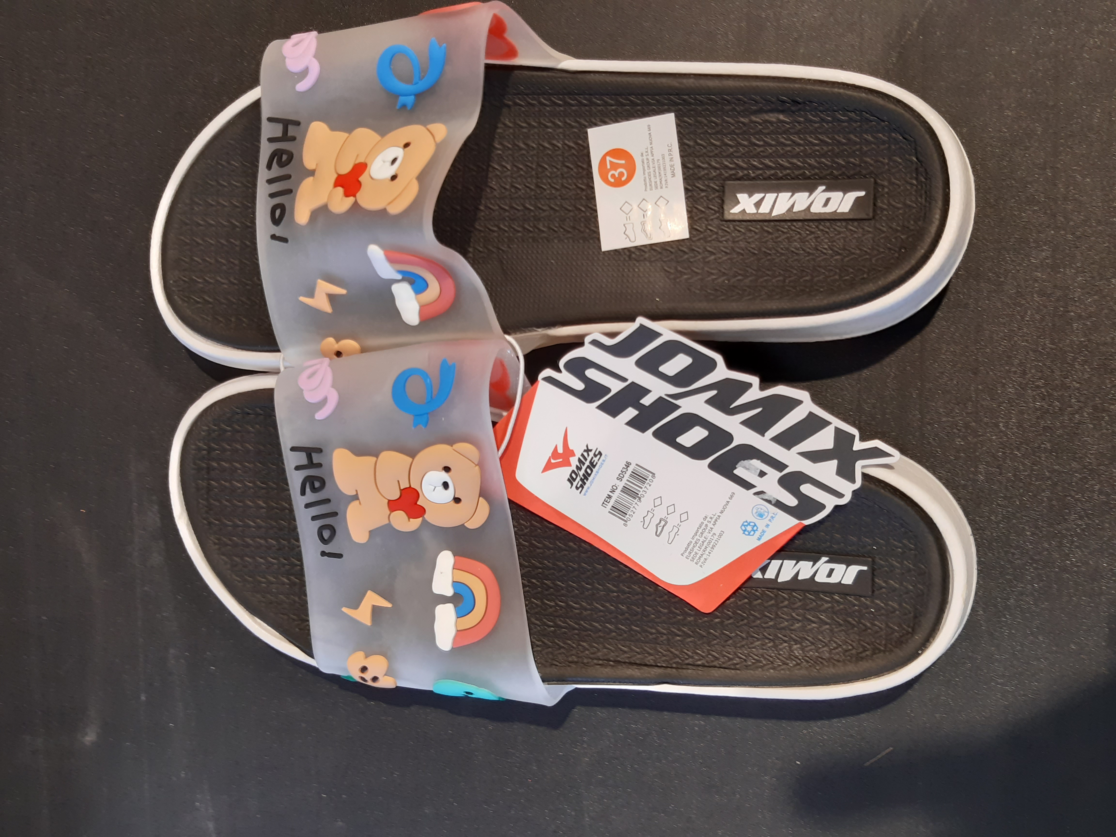 Official image of Children’s flip flops ; JOMIX SHOES ; ciabatta published by OECD 2