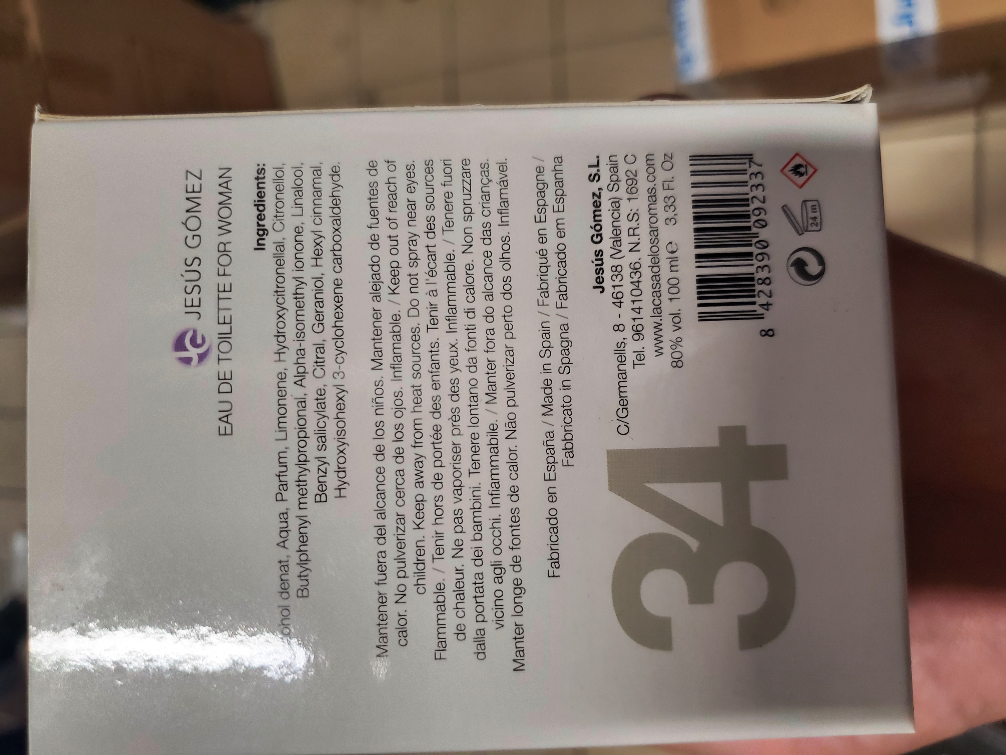 Official image of Eau de toilette ; Jesus Gomez ; Dekany published by OECD