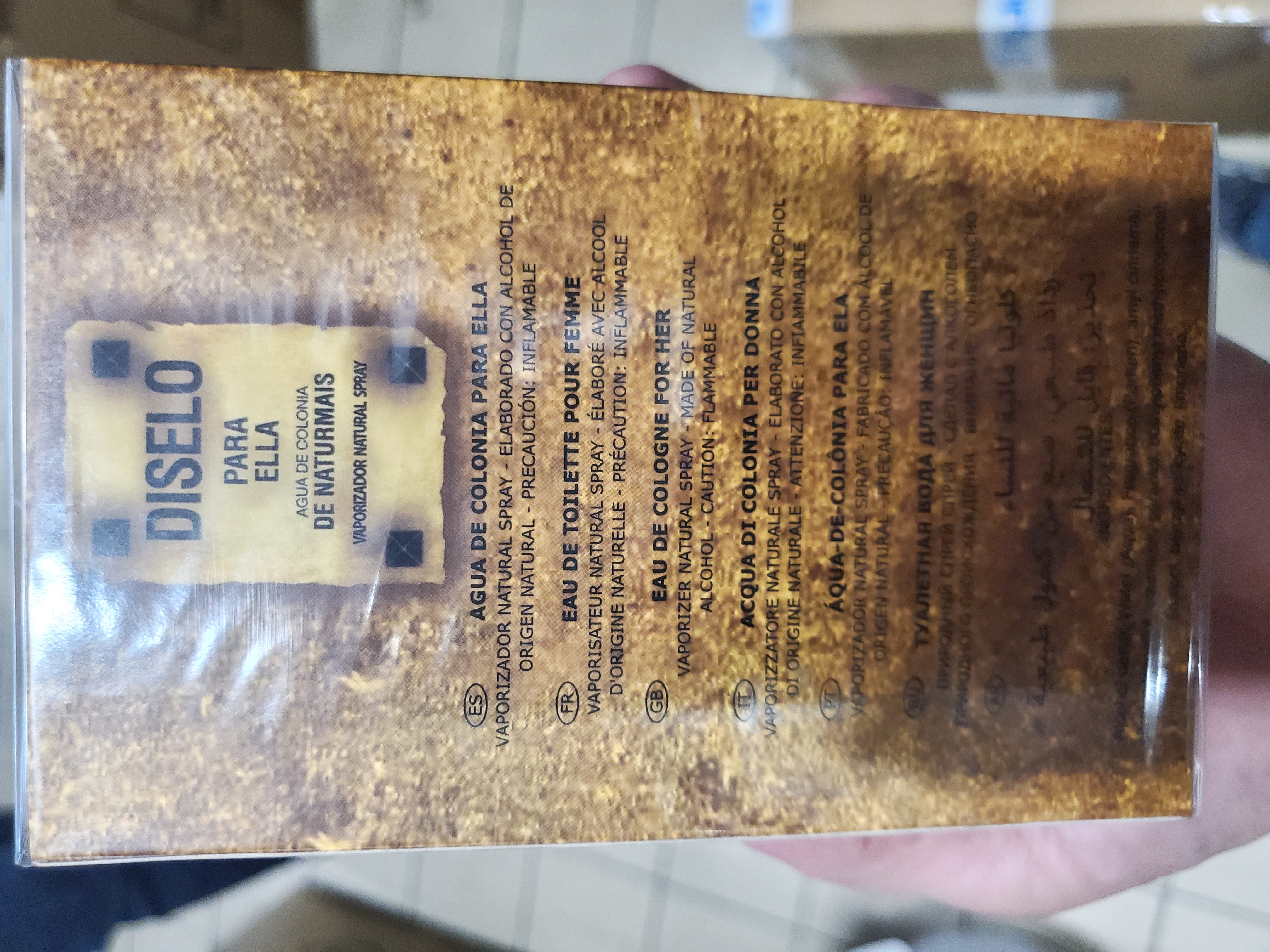 Official image of Eau de toilette ; NATURMAIS ; Diselo published by OECD 2