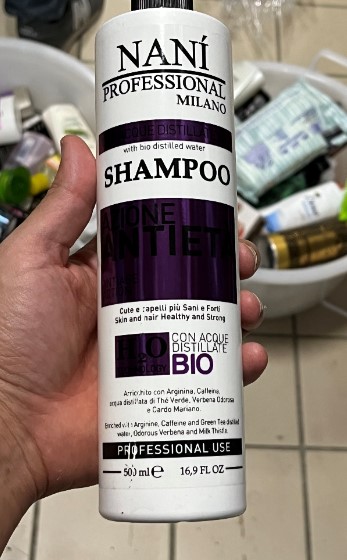 Official image of Shampoo ; Nanì ; Professional Milano shampoo azione anti età published by OECD