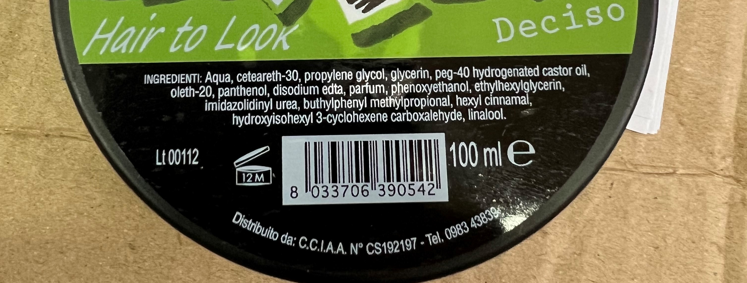 Official image of Hair gel ; Ultra fix ; Cera Hair to Look deciso published by OECD