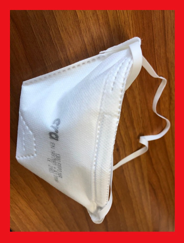 Official image of Particle filter mask ; ERA MASKE - BASARAN ; Disposable Flat Fold Respirator published by OECD 3