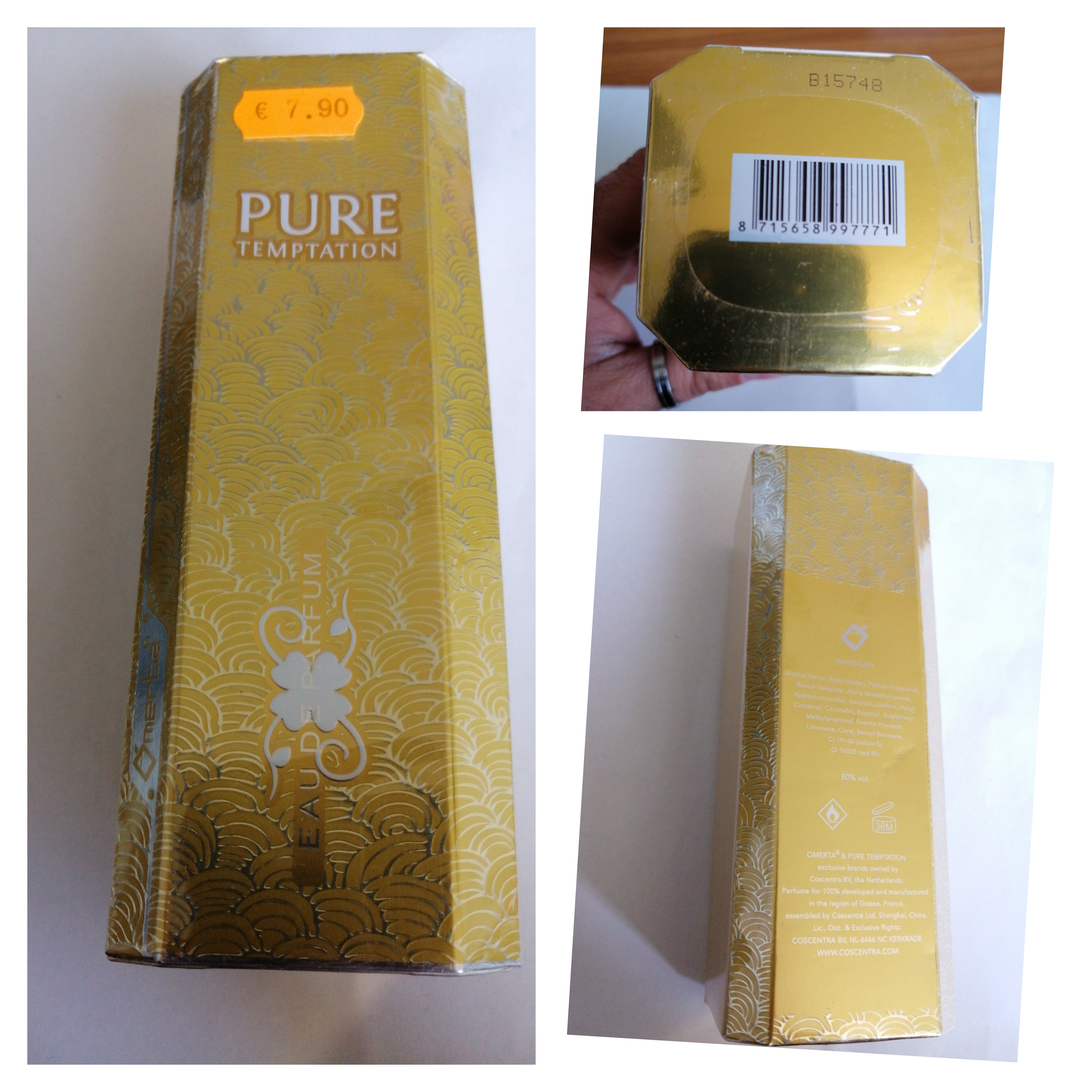 Official image of Perfume ; OMERTA® & PURE TEMPTATION ; PURE TEMPTATION published by OECD 2