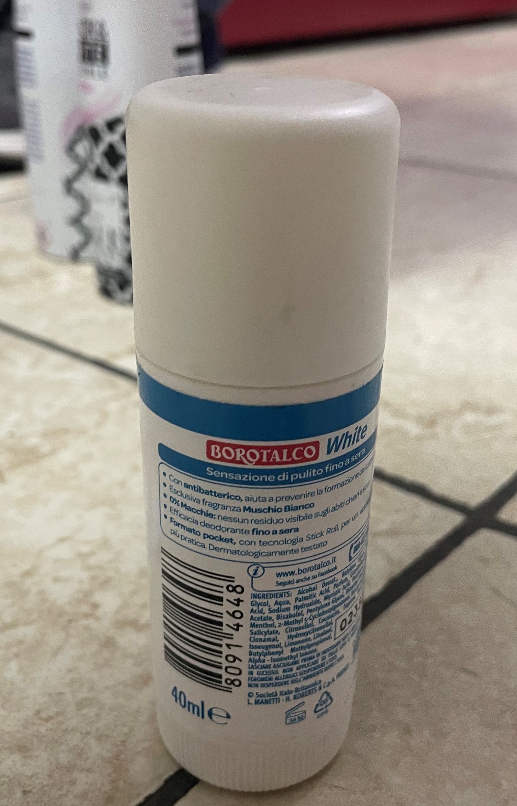 Official image of Deodorant stick ; BOROTALCO ; White Musk - Deo Stick Roll published by OECD 3