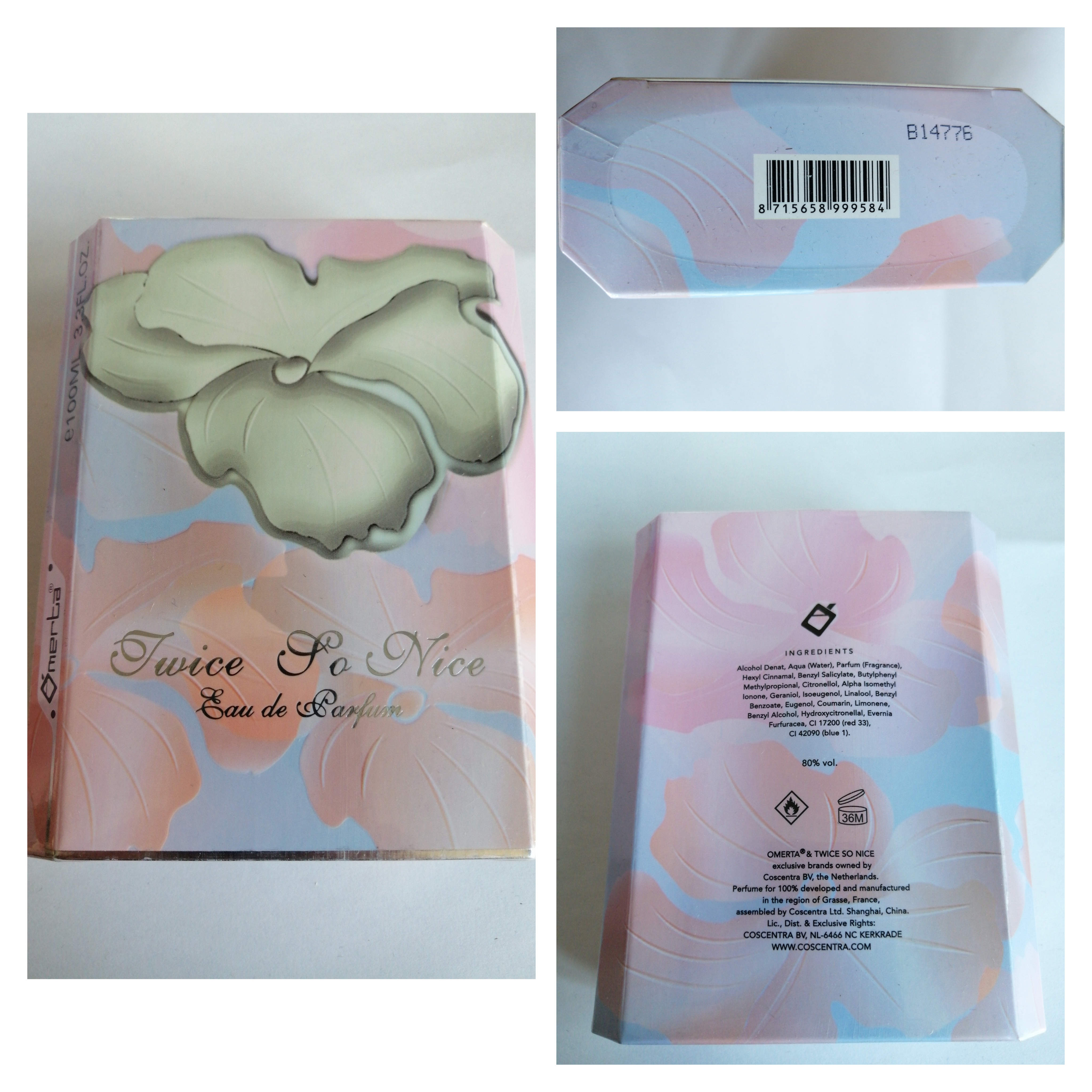 Official image of Perfume ; OMERTA® & TWICE SO NICE ; Twice so nice published by OECD