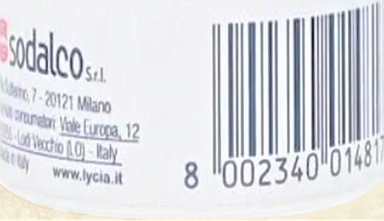 Official image of Deodorant spray ; LYCIA ; deodorante original efficacia garantita published by OECD 3
