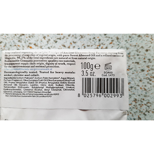 Official image of Soap ; I provenzali ; Sapone vegetale Mandorle dolci published by OECD 2