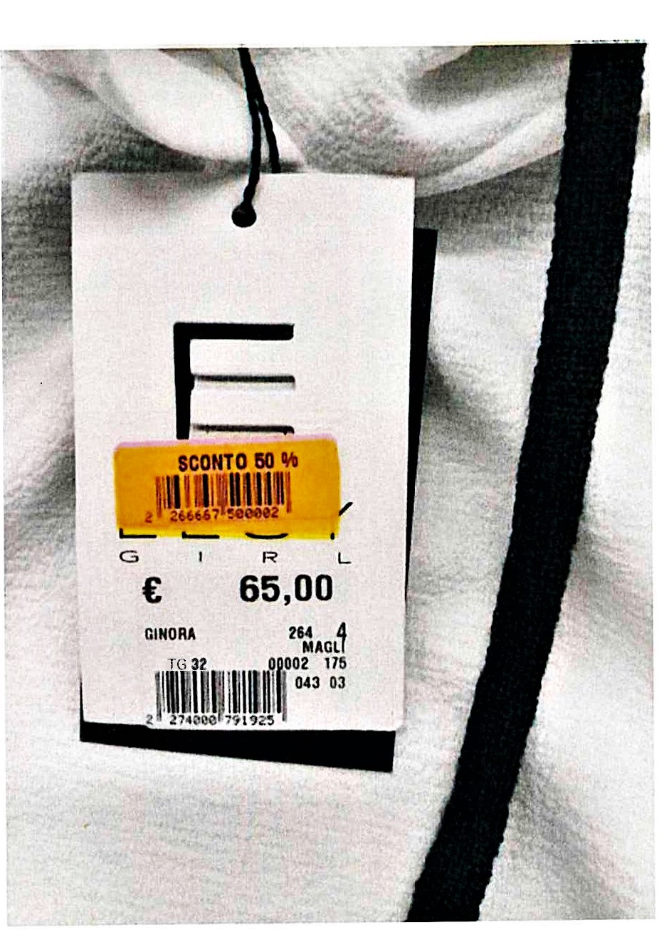 Official image of Children's sweatshirt ; ELSY GIRL ; GINORA published by OECD 2