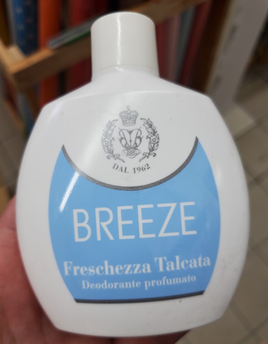 Official image of Deodorant ; Breeze ; Freschezza talcata published by OECD 5