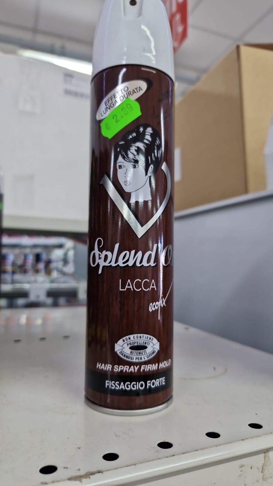 Official image of Hair spray ; Splend'or ; Splend'or published by OECD 2