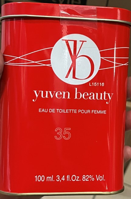 Official image of Eau de toilette ; Yuven Beauty ; Eau de toilette pour femme 35 - 43 - 49 - 12 published by OECD