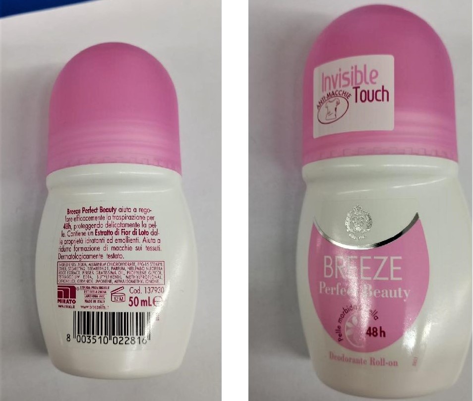 Official image of Deodorant ; Breeze ; Perfect Beauty - fiori di loto - 48h published by OECD