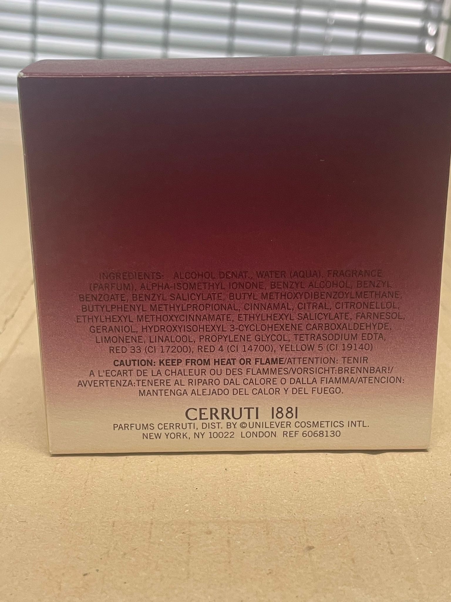 Official image of Perfume ; Cerruti 1881 ; 1881 Collection published by OECD